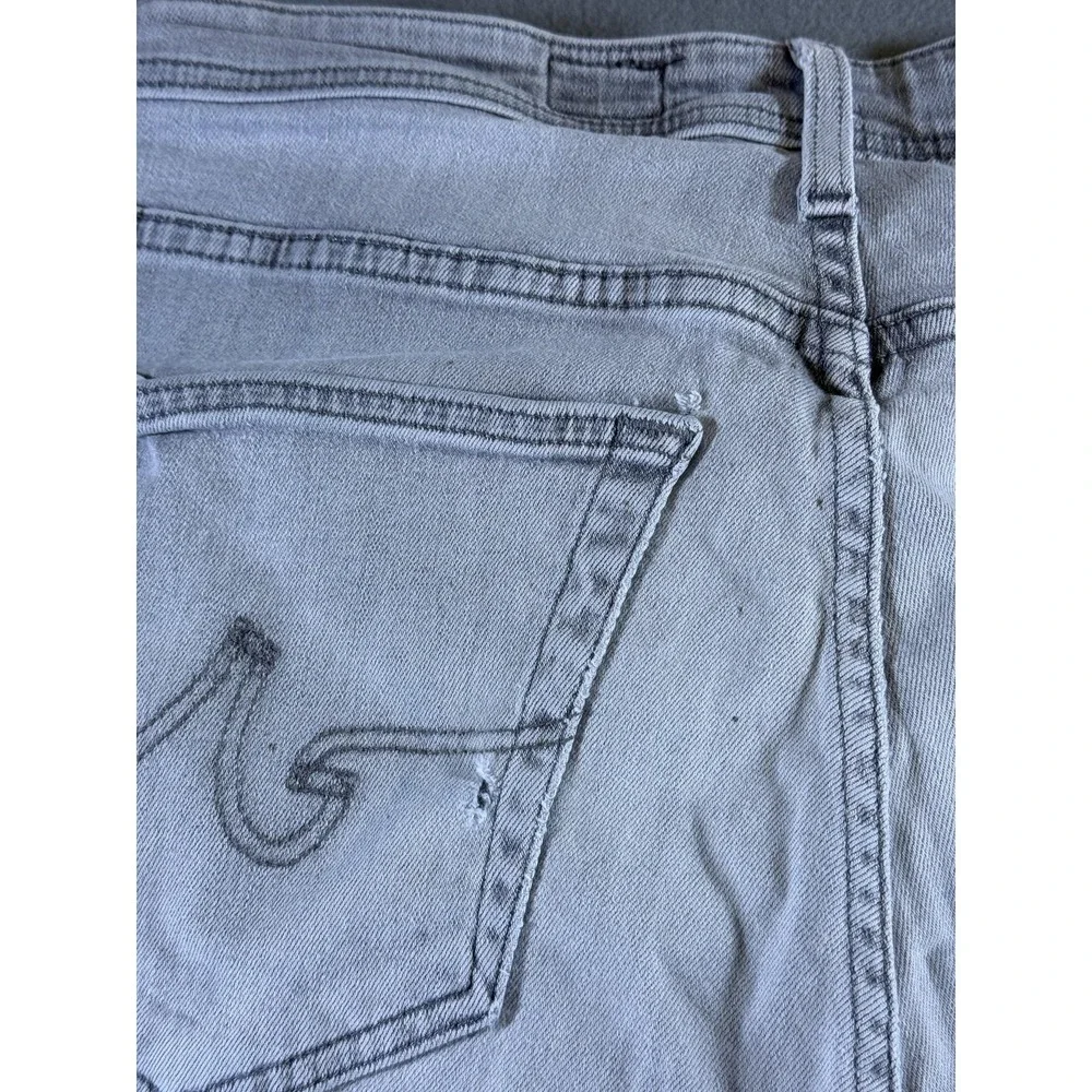 AG Adriano Goldschmied Jeans Mens 32x26 Light Gray Everett Slim‎ Straight Denim
